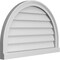 Ekena Millwork Round Top Surface Mount PVC Gable Vent w/ 2"W x 2"P Brickmould Sill Frame, 30"W x 20"H GVPRT30X2003SN - alternate 5